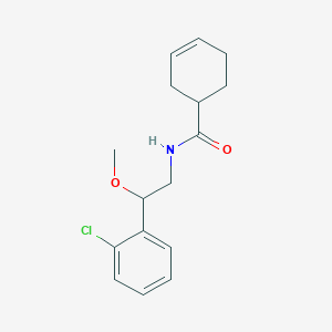 N-(2-(2-chlorophenyl)-2-methoxyethyl)cyclohex-3-enecarboxamide