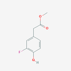 molecular formula C9H9FO3 B2698554 Methyl (3-fluoro-4-hydroxyphenyl)acetate CAS No. 169339-41-7; 79280-92-5