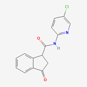 N-(5-chloropyridin-2-yl)-3-oxo-2,3-dihydro-1H-indene-1-carboxamide