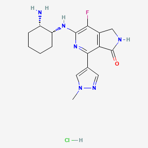 molecular formula C17H22ClFN6O B2698632 TAK-659 Hydrochloride CAS No. 1952251-28-3