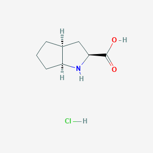 (2s,3As,6as)-octahydrocyclopenta[b]pyrrole-2-carboxylic acid hydrochloride