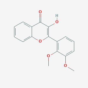 molecular formula C17H14O5 B2698665 2',3'-Dimethoxy-3-hydroxyflavone CAS No. 6068-78-6; 80710-38-9