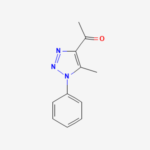 molecular formula C11H11N3O B2698678 1-(5-甲基-1-苯基-1H-1,2,3-三唑-4-基)乙酮 CAS No. 51118-32-2
