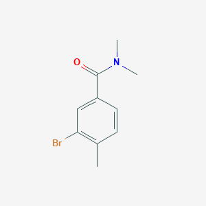 molecular formula C10H12BrNO B2698687 3-溴-N,N,4-三甲基苯甲酰胺 CAS No. 201138-75-2