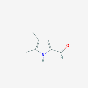 molecular formula C7H9NO B2698691 4,5-二甲基-1H-吡咯-2-甲醛 CAS No. 53700-95-1