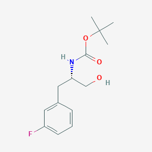 (S)-tert-Butyl (1-(3-fluorophenyl)-3-hydroxypropan-2-yl)carbamate