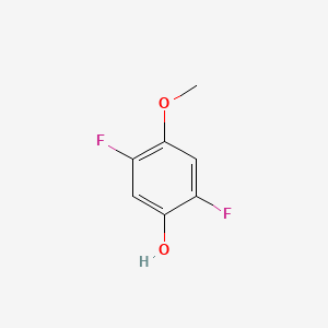 molecular formula C7H6F2O2 B2698708 2,5-Difluoro-4-methoxyphenol CAS No. 1024068-86-7