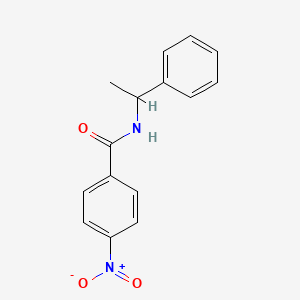 molecular formula C15H14N2O3 B2698714 4-硝基-N-(1-苯乙基)苯甲酰胺 CAS No. 85592-74-1