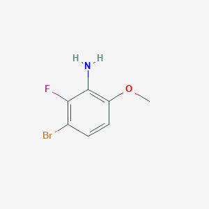 molecular formula C7H7BrFNO B2698721 3-Bromo-2-fluoro-6-methoxyaniline CAS No. 1519458-46-8