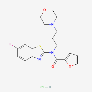 N-(6-fluorobenzo[d]thiazol-2-yl)-N-(3-morpholinopropyl)furan-2-carboxamide hydrochloride