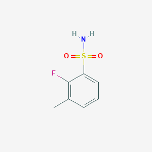 molecular formula C7H8FNO2S B2698736 2-Fluoro-3-methylbenzene-1-sulfonamide CAS No. 1691755-60-8