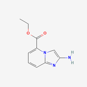 molecular formula C10H11N3O2 B2698807 Ethyl 2-aminoimidazo[1,2-a]pyridine-5-carboxylate CAS No. 2091478-30-5