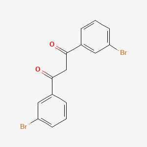 molecular formula C15H10Br2O2 B2698832 1,3-Bis(3-bromophenyl)propane-1,3-dione CAS No. 3387-25-5