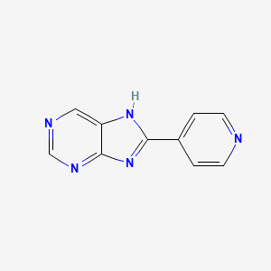 8-(pyridin-4-yl)-7H-purine