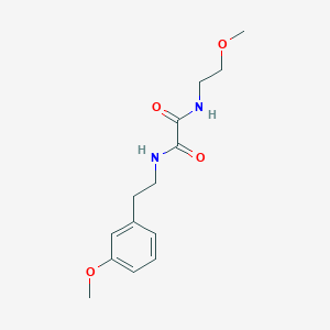 N1-(2-methoxyethyl)-N2-(3-methoxyphenethyl)oxalamide