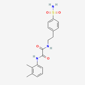 molecular formula C18H21N3O4S B2698862 N1-(2,3-dimethylphenyl)-N2-(4-sulfamoylphenethyl)oxalamide CAS No. 887204-58-2