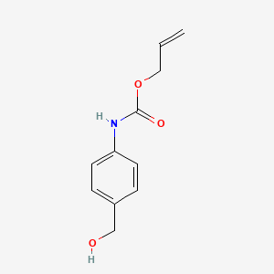 molecular formula C11H13NO3 B2698864 (4-羟甲基-苯基)-碳酸烯丙酯 CAS No. 914094-82-9
