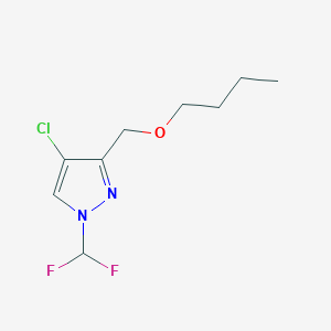 3-(butoxymethyl)-4-chloro-1-(difluoromethyl)-1H-pyrazole
