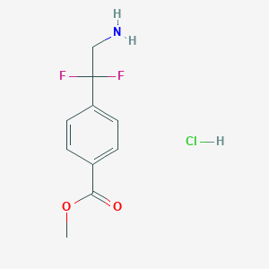 methyl4-(2-amino-1,1-difluoroethyl)benzoatehydrochloride