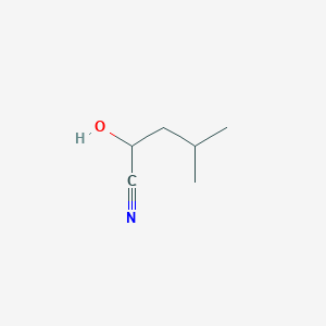 molecular formula C6H11NO B2698941 2-羟基-4-甲基戊腈 CAS No. 54129-53-2