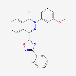 2-(3-methoxyphenyl)-4-[3-(2-methylphenyl)-1,2,4-oxadiazol-5-yl]phthalazin-1(2H)-one