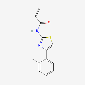 N-[4-(2-methylphenyl)-1,3-thiazol-2-yl]prop-2-enamide