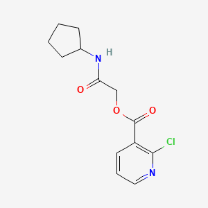 (Cyclopentylcarbamoyl)methyl 2-chloropyridine-3-carboxylate
