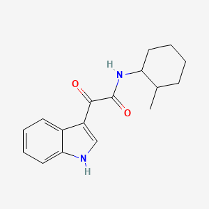 molecular formula C17H20N2O2 B2699009 2-(1H-indol-3-yl)-N-(2-methylcyclohexyl)-2-oxoacetamide CAS No. 852367-44-3