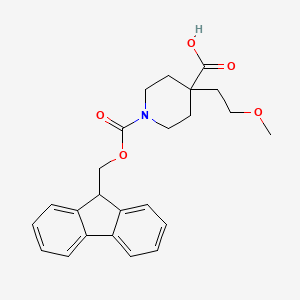 1-[(9H-Fluoren-9-ylmethoxy)carbonyl]-4-(2-methoxyethyl)piperidine-4-carboxylic acid