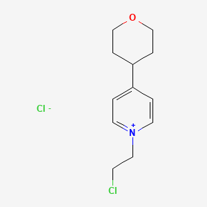 1-(2-Chloro-ethyl)-4-(tetrahydro-pyran-4-yl)-pyridinium chloride