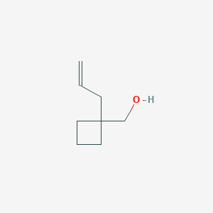 molecular formula C8H14O B2699064 [1-(丙-2-烯-1-基)环丁基]甲醇 CAS No. 216582-95-5