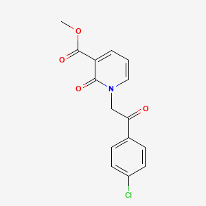 Methyl 1-[2-(4-chlorophenyl)-2-oxoethyl]-2-oxo-1,2-dihydro-3-pyridinecarboxylate
