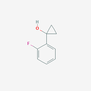 molecular formula C9H9FO B2699089 1-(2-氟苯基)环丙基醇 CAS No. 1249293-03-5