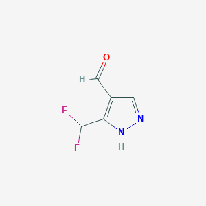 3-(Difluoromethyl)-1H-pyrazole-4-carbaldehyde