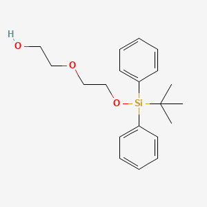 molecular formula C20H28O3Si B2699157 2-(2-((Tert-butyldiphenylsilyl)oxy)ethoxy)ethanol CAS No. 160052-24-4