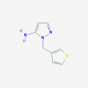 molecular formula C8H9N3S B2699176 1-(3-噻吩基甲基)-1H-吡唑-5-胺 CAS No. 956506-27-7