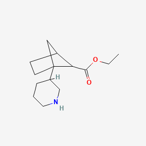 Ethyl 1-piperidin-3-ylbicyclo[2.1.1]hexane-5-carboxylate