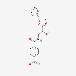 Methyl 4-[(2-{[2,2'-bifuran]-5-yl}-2-hydroxyethyl)carbamoyl]benzoate