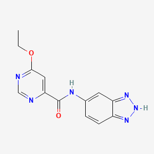 N-(1H-benzo[d][1,2,3]triazol-5-yl)-6-ethoxypyrimidine-4-carboxamide