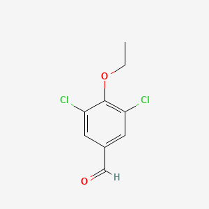 molecular formula C9H8Cl2O2 B2699297 3,5-Dichloro-4-ethoxybenzaldehyde CAS No. 43171-37-5