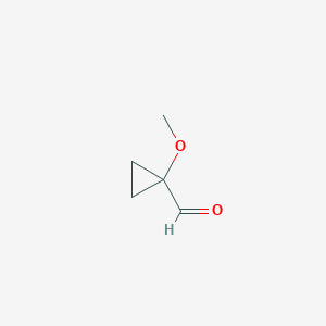 molecular formula C5H8O2 B2699329 1-Methoxycyclopropane-1-carbaldehyde CAS No. 42083-00-1