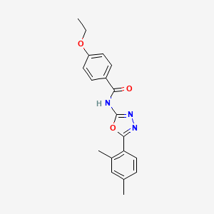 N-(5-(2,4-dimethylphenyl)-1,3,4-oxadiazol-2-yl)-4-ethoxybenzamide