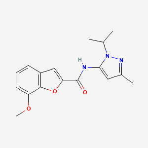 N-(1-isopropyl-3-methyl-1H-pyrazol-5-yl)-7-methoxybenzofuran-2-carboxamide