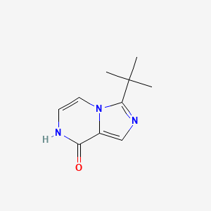molecular formula C10H13N3O B2699429 3-(Tert-butyl)imidazo[1,5-a]pyrazin-8-ol CAS No. 2092765-83-6