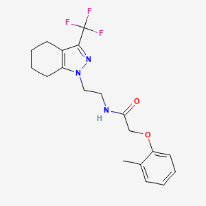 2-(o-tolyloxy)-N-(2-(3-(trifluoromethyl)-4,5,6,7-tetrahydro-1H-indazol-1-yl)ethyl)acetamide