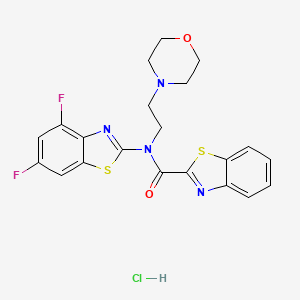 N-(4,6-difluorobenzo[d]thiazol-2-yl)-N-(2-morpholinoethyl)benzo[d]thiazole-2-carboxamide hydrochloride