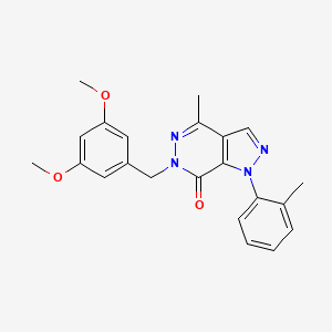 6-(3,5-dimethoxybenzyl)-4-methyl-1-(o-tolyl)-1H-pyrazolo[3,4-d]pyridazin-7(6H)-one