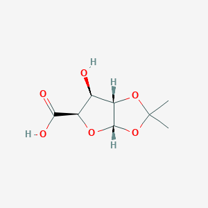 molecular formula C8H12O6 B2699465 (3aS,5R,6S,6aS)-6-hydroxy-2,2-dimethyltetrahydrofuro[2,3-d][1,3]dioxole-5-carboxylic acid CAS No. 1103738-17-5