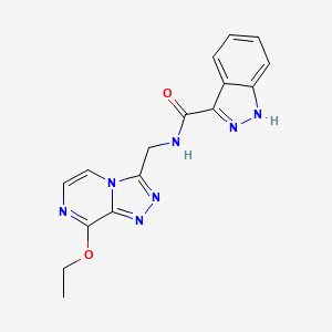 B2699470 N-((8-ethoxy-[1,2,4]triazolo[4,3-a]pyrazin-3-yl)methyl)-1H-indazole-3-carboxamide CAS No. 2034547-47-0