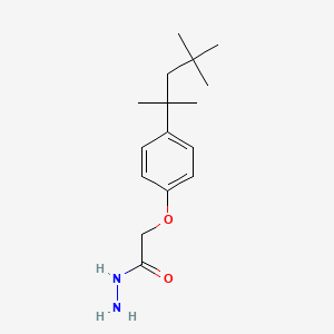 molecular formula C16H26N2O2 B2699483 2-[4-(1,1,3,3-Tetramethylbutyl)phenoxy]acetohydrazide CAS No. 300821-54-9